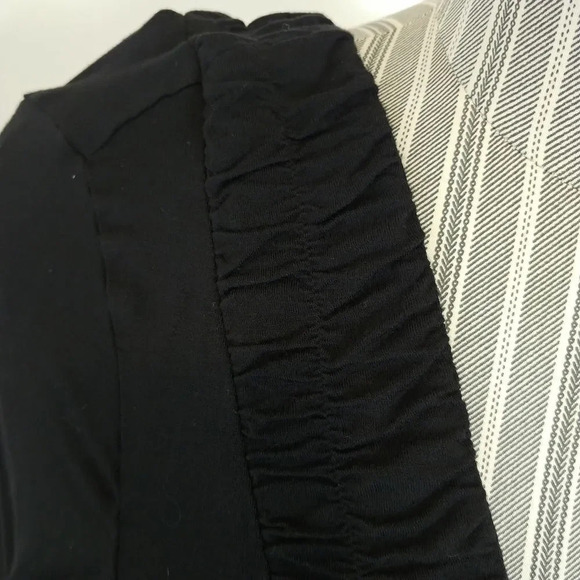 Novita Black Cardigan with Ruched Sleeves, M - Picture 2 of 6